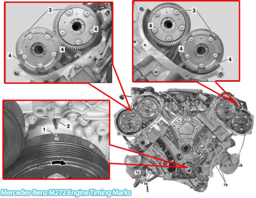 Engine Timing Chain Repair For M 272 Engine