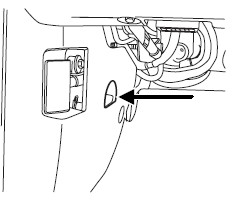 2005-2010 Ford Mustang Fuel Inertia Switch Reset Location