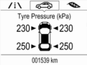 opel Vauxhall tyre tpms reset