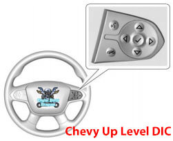 chevy tpms reset button up