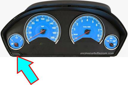 reset oil service light with cluster button on bmw