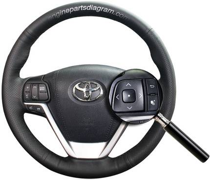 steering button on toyota