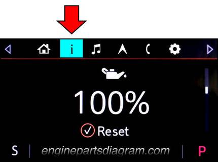 chevrolet chevy dash reset oil life