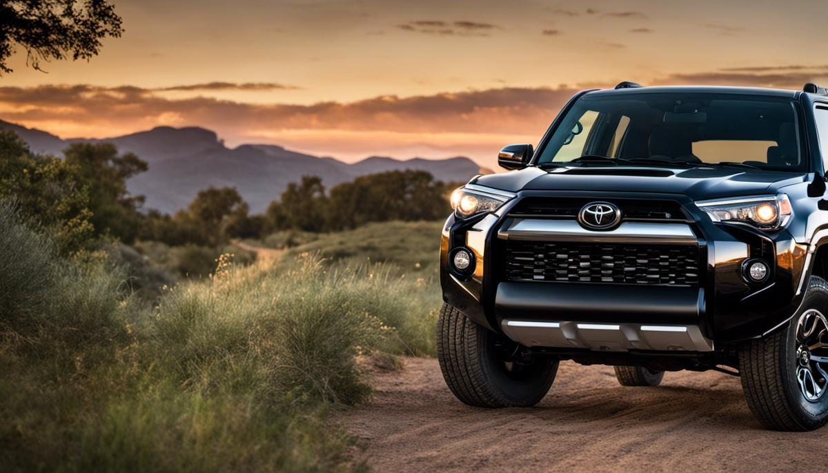 Image of a Toyota 4Runner 2020 model showcasing its rugged and stylish design.