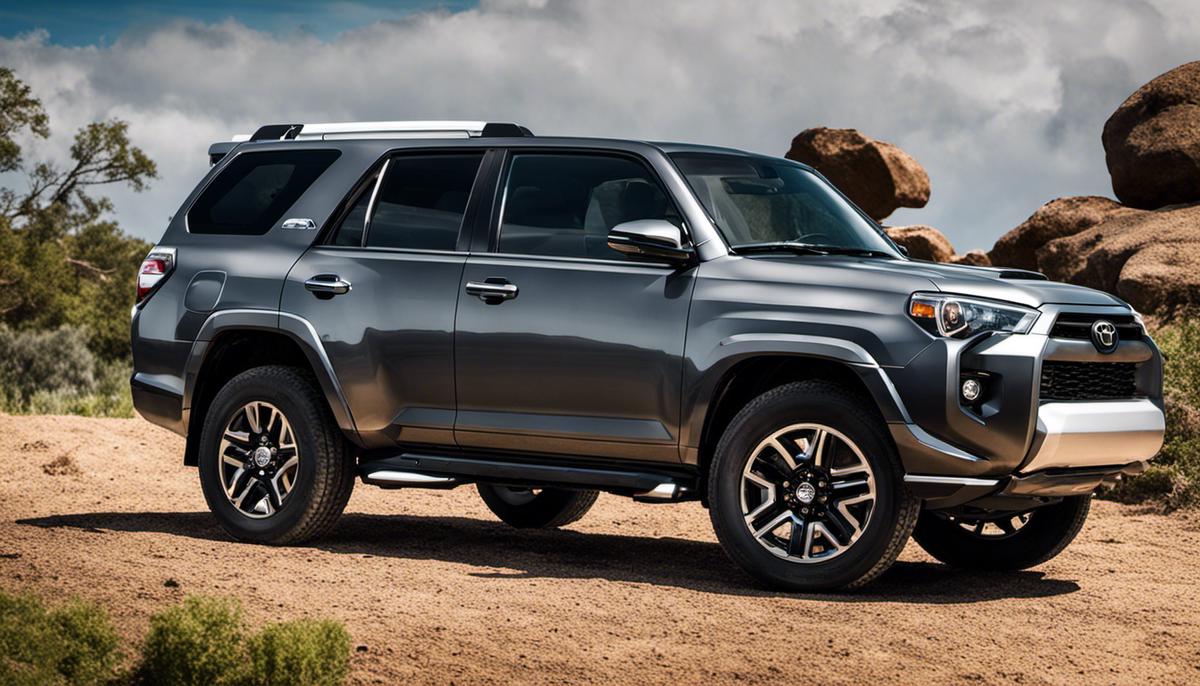 An image of the 2020 Toyota 4Runner, showcasing its rugged and sporty design.