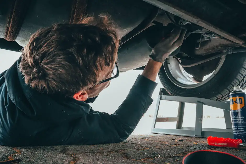 Image depicting a person attempting to repair a car without the necessary expertise and tools, highlighting the risks and dangers of DIY car maintenance.